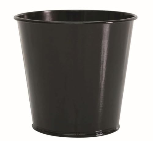 2.75 x 2.36 in. Black Painted Metal Bucket