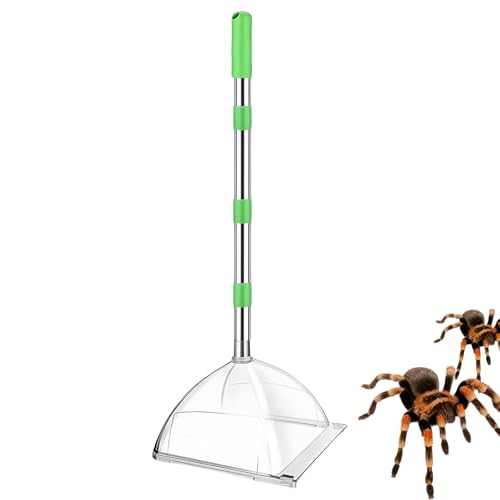 スパイダーグラバー クモ捕獲器 82x23x14cm ABS スパイダーキャッチャー 屋内スパイダーキャッチャー フライトラップツール 非接触スパイダーグラバー リリースクモとハエを屋内で使用 安全にクモを捕らえる虫入れ