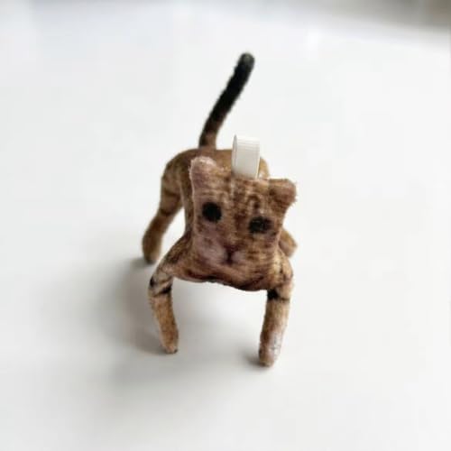 A posable, bendy plush cat with intentionally hideous-adorable proportions straight out of a cursed internet meme — it's the physical embodiment of "ugly cute."