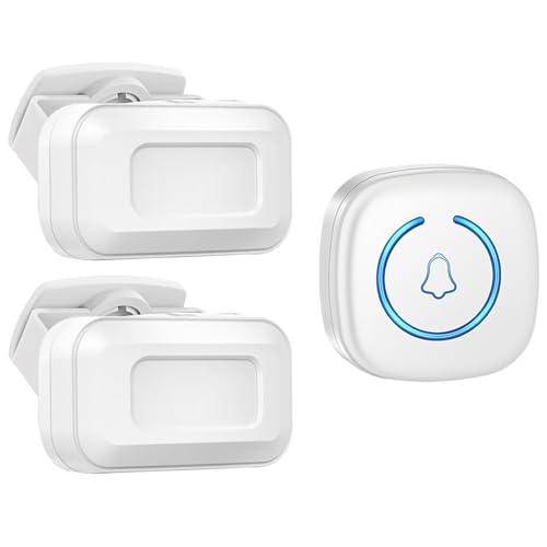 Bed Sensor Alarm and Fall Prevention for Elderly, Motion Sensor Alarm with 60 Melody/LED/5 Adjustable Volume Mode Dementia System , for Patients Seniors Elderly Monitoring at Home