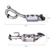 Hodflop Left & Right Catalytic Converter Fits for Jeep Wrangler JK/JL 2012-2018 V6 3.6L, Replace# 641512, 641511, 674-307, 674-306 (Driver & Passenger Side)