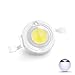 CHANZON 10 pcs High Power Led Chip 3W Cool White (10000k - 15000K / 600mA - 700mA / DC 3V - 3.4V / 3 Watt) Super Bright Intensity SMD COB Light Emitter Components Diode 3 W Bulb Beads DIY Lighting