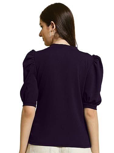 Image of Fabflee Women's Solid Regular Fit Top