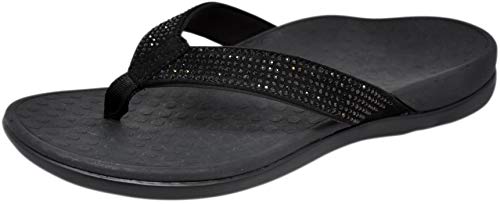 Image of Vionic Womens Tide Rhinestone Toepost Sandal