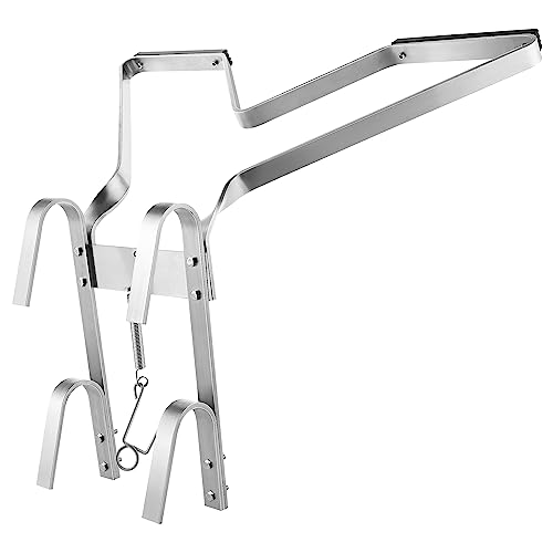 Trintion Ladder Stand Off V-Shaped Downpipe Universal Aluminium Ladder Lightweight Accessory Fits Extension and Combination Ladders Rubber Bumper Helps Stop Slipping Easy Use