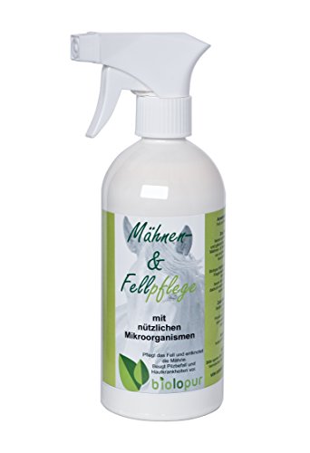 Biolopur | Mähnenspray & Fellpflege - 500ml Fertiglösung | Fellglanzspray Pferd