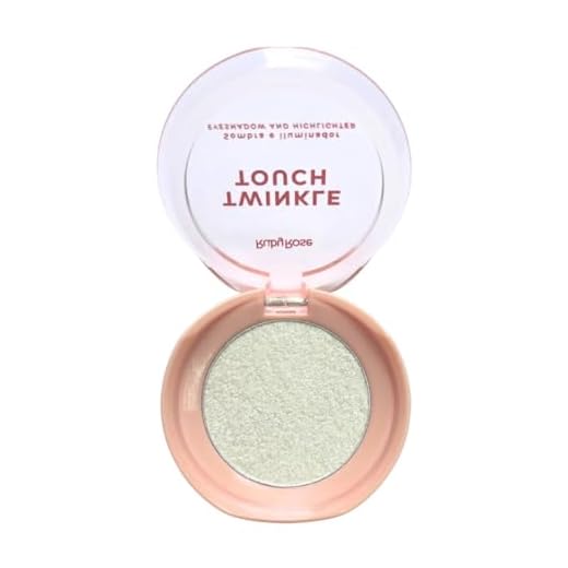 Sombra e Iluminador Twinkle Touch Ruby Rose 2 em 1 Ultrafino (Ice Glow, 6g)