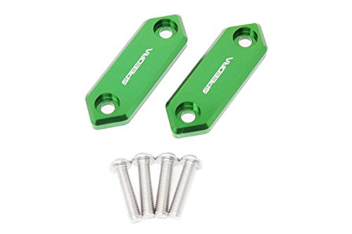 SSK ミラーホールカバー カラー:グリーン KAWASAKI NINJA250 2013-2018 NINJA250SL 2015- NINJA400 2018- NINJA650 2017- AMHKA01GN