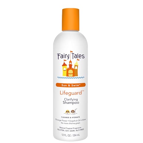 Fairy Tales Swim Shampoo for Kids - 12 oz | Made with Natural Ingredients in the USA | Chlorine Removal Swimmer Shampoo for Kids | No Parabens, Sulfates, or Synthetic dyes