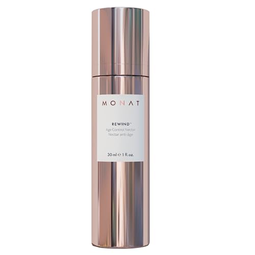 MONAT Rewind Age Control Nectar - Fast Absorbing Hydrating Serum. Skin Perfecting Natural AHA. Correcting & Transforming Face Serum, Anti Aging Face Cream w/Hyaluronic Acid - Net Wt 30 ml / 1 fl. oz.