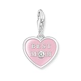CMBSSTFC Colgante de Plata de Ley 925 con Colgante para Pulseras y Collares, joyería para el día de la Madre, Regalo para Mujer, Cierre de Langosta