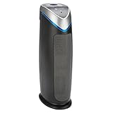 GermGuardian Air Purifier with HEPA Filter, 5-Speeds, Timer, Removes 99.97% of Pollutants, Covers Large Room up to 743 Sq. Foot Room in 1 Hr, UV-C Light Helps Reduce Germs, 22', Gray, AC4870