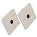 Lybunair 2Pcs Boat Seat Base Plate, 7x7 Inch Aluminum Alloy Mount with 3/4 Inch Pin Swivel Bracket, Heavy Duty Marine Pedestal for Fishing, Pontoon, and Bass Boats