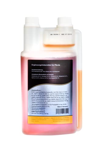 VitaminBooster - Vitaminsaft für Pferde - Versorgt das Pferd mit wichtigen Nährstoffen