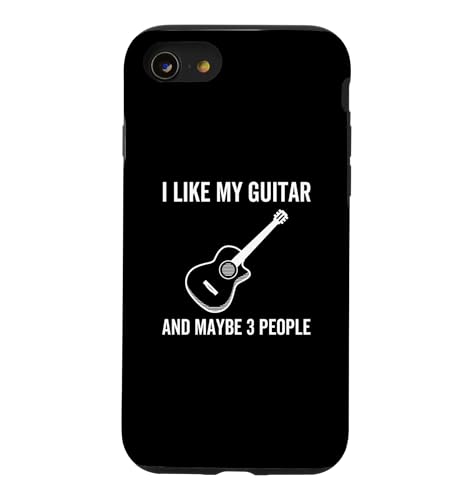 I Like My Guitar and Maybe 3�l �ʔ����M�^���X�g �v���C���[ �X�}�z�P�[�X iPhone SE (2020) / 7 / 8 �p