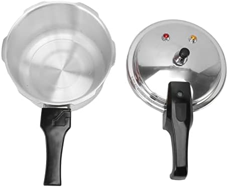 Miniatura 9 de Haofy Olla a presión de acero inoxidable de 7.1 in inferior 3L olla a presión de acero inoxidable (no para cocina de inducción)