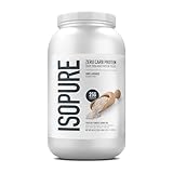 Isopure Zero Carb 100% Pure Whey Isolate Protein Powder, Gluten Free, with...