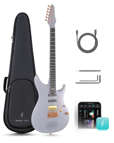 Image of Enya Inspire Smart Electric Guitar, 39 inch Carbon Fiber, Built-in 15W Speaker