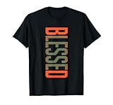 Blessed Olive Army Solar Orange Color Match T-Shirt