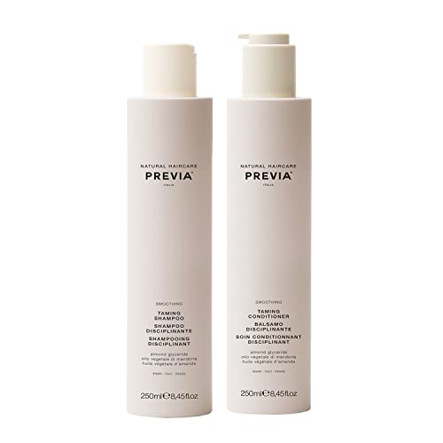 PREVIA Smoothing Taming Shampoo & Conditioner Set 8.45 oz