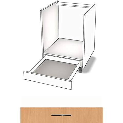 Premium-Ambiente AQEEPA0022 Unterschrank Herdumbau Schublade METALBOX Softclosing 60cm breit EURODEKOR® Cover
