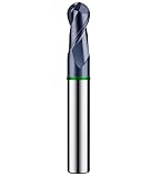 1 pz TGH-HRC50 Fresa a testa sferica circolare in carburo di tungsteno a 2 taglienti for fresa for lavorazione meccanica CNC