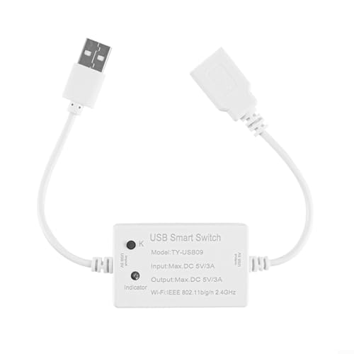 Voyoo Interrupteur Intelligent USB WiFi, disjoncteur Universel avec minuterie et télécommande sans Fil