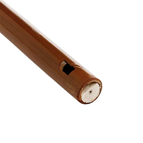 Helyzq Traditional 6 Hole Bamboo Flute Clarinet Student Musical Instrument Wood Color thumb #4