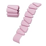 BetterMe Adjustable Weight Bands – Ankle Weights & Wrist Weights for Women – Adjustable Straps for Arms & Legs – Home Workout & Pilates Weights (Raspberry Pink)