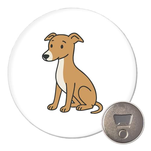 Huuraa Magnete Whippet Magnete da frigorifero Regalo 59mm Apribottiglie Whippet Presente Huuraa Magnete Whippet Magnete da frigorifero Regalo 59mm Apribottiglie Whippet Presente
