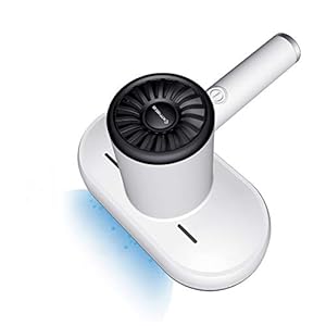 Exmate Huisstofmijt Stofzuiger, Matrasstofzuiger met Ultraviolet Licht,HEPA-filter, Doodt Effectief Bacteriën, Huisstofmijt en Allergenen, Zeer Geschikt Voor Matrassen, Dekens, Kussens, Banken enz