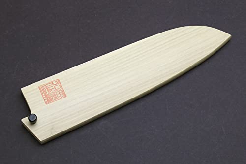 Yoshihiro Natural Magnolia Wood Saya Cover Blade Protector For Santoku (180Mm) 7In #TOP1