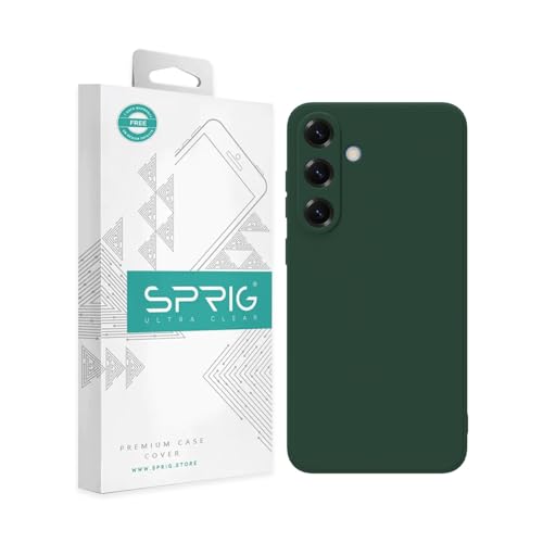 SPRIG Compatible with Samsung S25 Plus Premium FlexTone Back Cover Drop Tested Shock Proof Mobile Case for Men, Women, Boys and Girls with Camera Protection (Dark Green) Deal