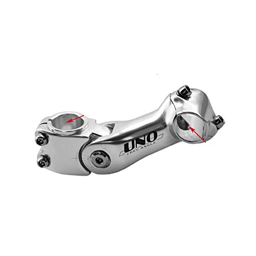 Potencia A head Ahead Aluminio y Acero Regulable Color Plata Estandar 25.4 a 28.6 mm Bicicleta 3212plata