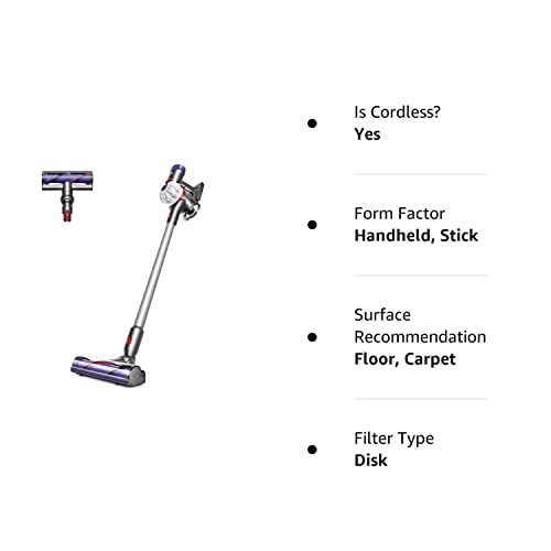 Dyson V7 Allergy Hepa Cord-Free Stick Vacuum Cleaner, White #TOP5