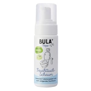 BULA® Popo Feuchttuch-Schaum 150ml | Popo Schaum als nachhaltige Alternative für Feuchttücher | Poposchaum mit…