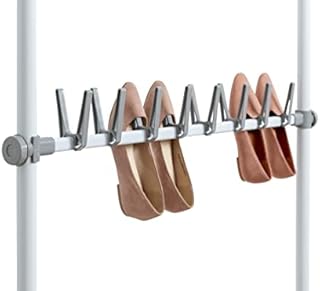 Wenko Rack for 8 Pairs of Shoes, White/Grey, 94 x 10, 5 x 8 cm