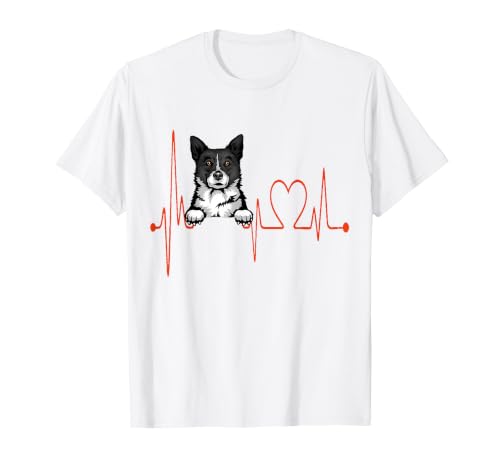Canaan Dog My Heartbeat EKG Dogs Are My Cardio T-Shirt