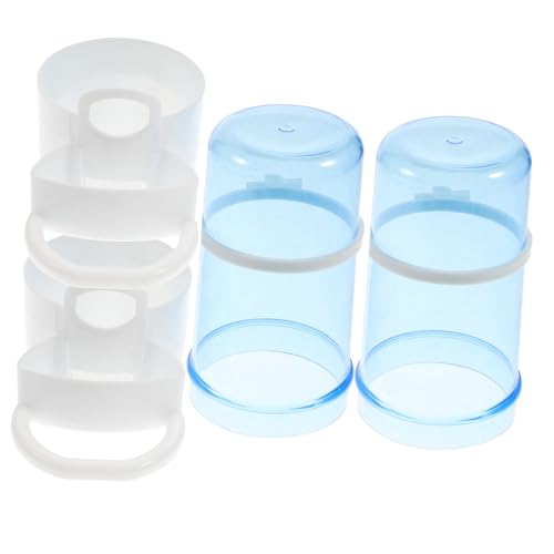 Mikikit 2piezas Alimentador Automático para Hámster Dispensador de Comida Cuenco Suministros para Mascotas Color Aleatorio para Roedores