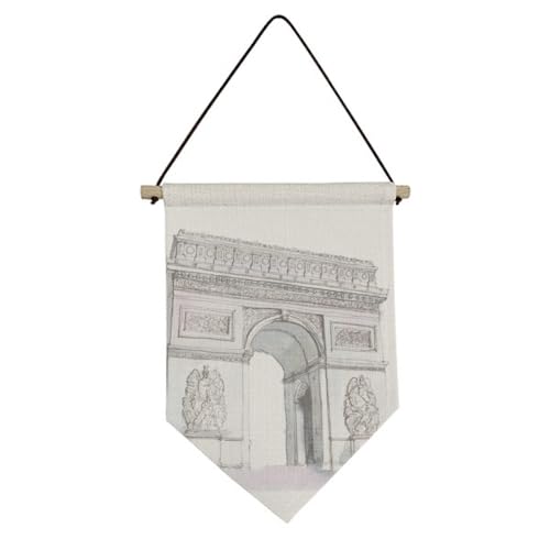 Drapeau Arc de Triomph à Paris France toile à suspendre art mural