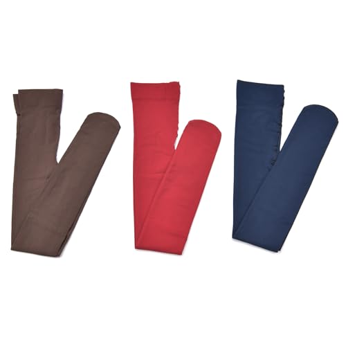 Image of Paralinda Girls Dance Tights Student School Tights 40 Den 3-Pack