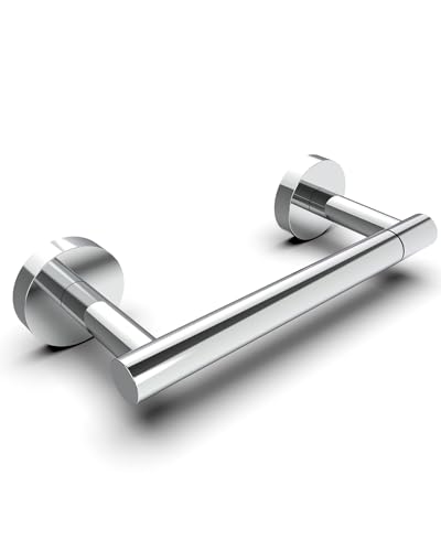 WZRUA Toilet Roll Holder Wall Mounted, Brushed Nickel SUS304 Stainless Steel Toilet Paper Holder