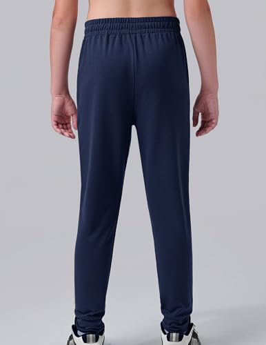 Pacote com 3 calças jogger leves para meninos, calças de moletom atléticas juvenis, roupas infantis,