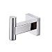 KES Bathroom Single Towel Hook for Shower Kitchen Square Heavy Duty Robe Hook Wall Mounted SUS304 Stainless Steel Polished Finish, A2260