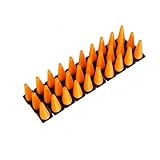 Hot Hobby RoadScapes HO Scale (1:87) Traffic Cones (30 Pack) – Orange/Black Layout Detail