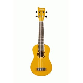 Ashton UKE110YL Ukulélé soprano avec sac (Jaune) - Les Beatles, Paul McCartney, John Lennon, RIngo Starr, George Harrison