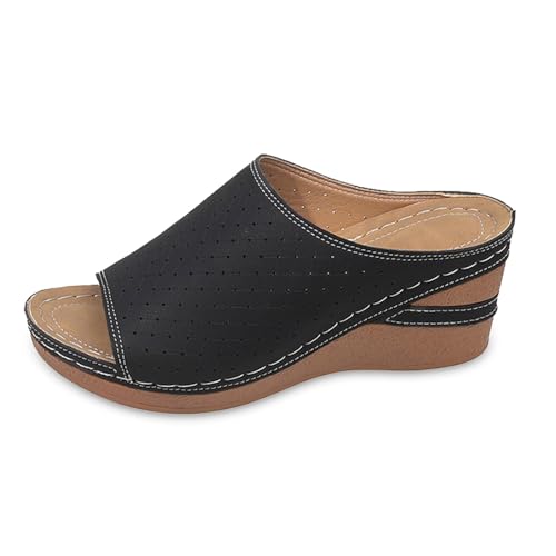 Sandales confort femme piscine et sport avec pantoufles comfy réglables d'été