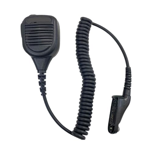 Micrófono de hombro para XIR P8668 y GP328D con altavoz remoto