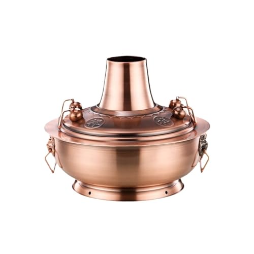 Olla caliente de cobre para hot pot de 34 cm miniatura 1