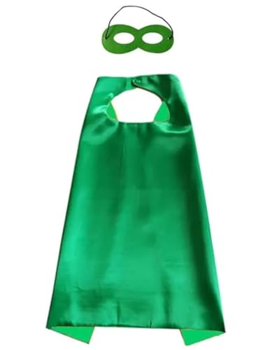 Image of BookMyCostume Kids Superhero Cape and Eye Mask Set for Boys & Girls - Fancy Dress for School Annual Day, Dance Drama & Theme Birthday Return Gift | Aged 3-10 Years